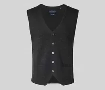 Wollweste mit V-Ausschnitt