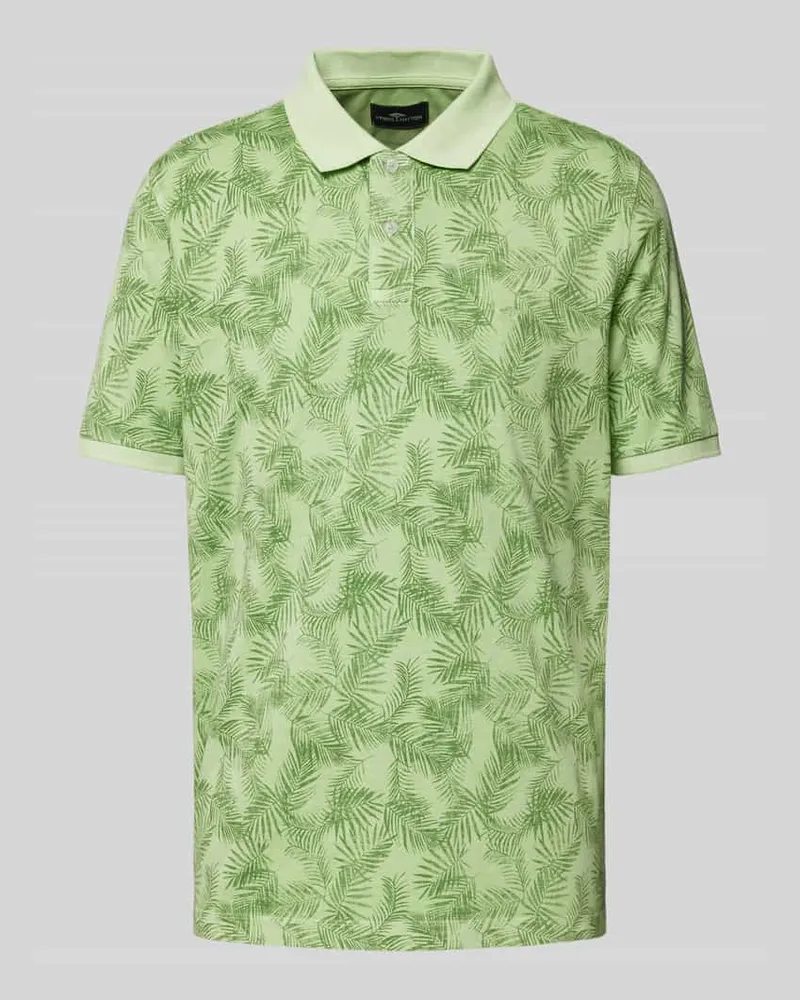Fynch-Hatton Regular Fit Poloshirt mit Allover-Print 