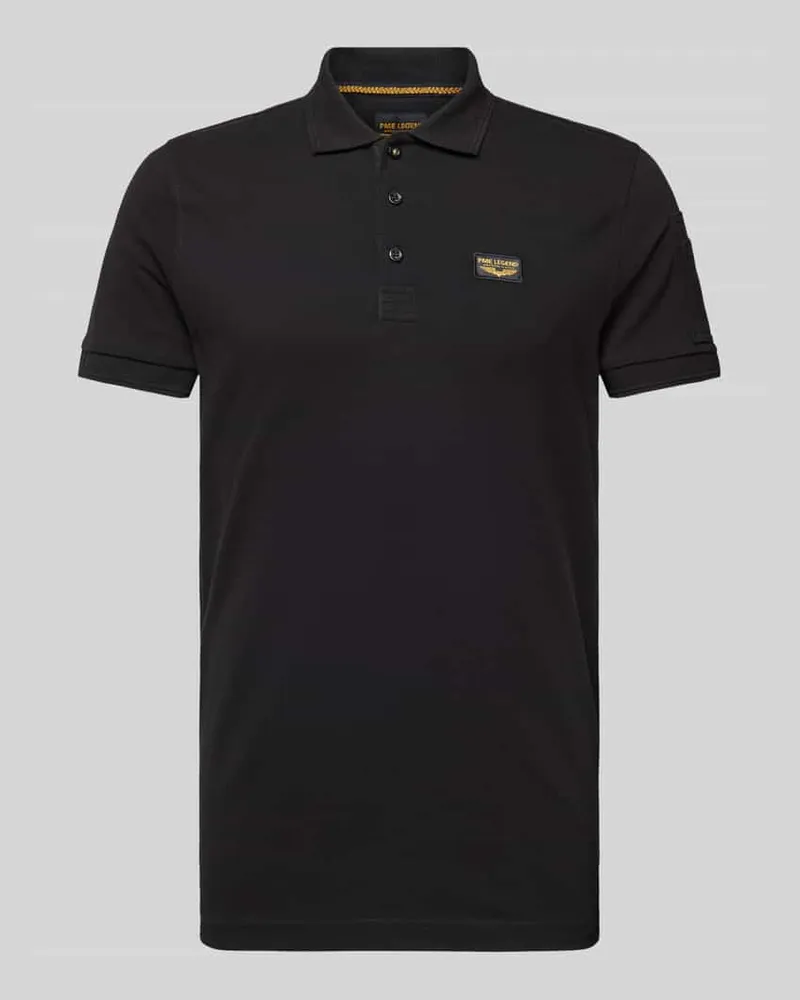 PME Legend Poloshirt mit Label-Detail 