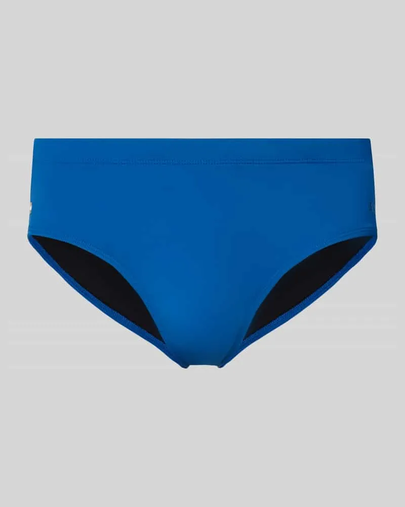 HUGO BOSS Badeslip in unifarbenem Design Modell 'JOHN Blau