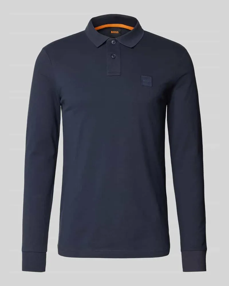 HUGO BOSS Regular Fit Poloshirt mit Label-Detail 