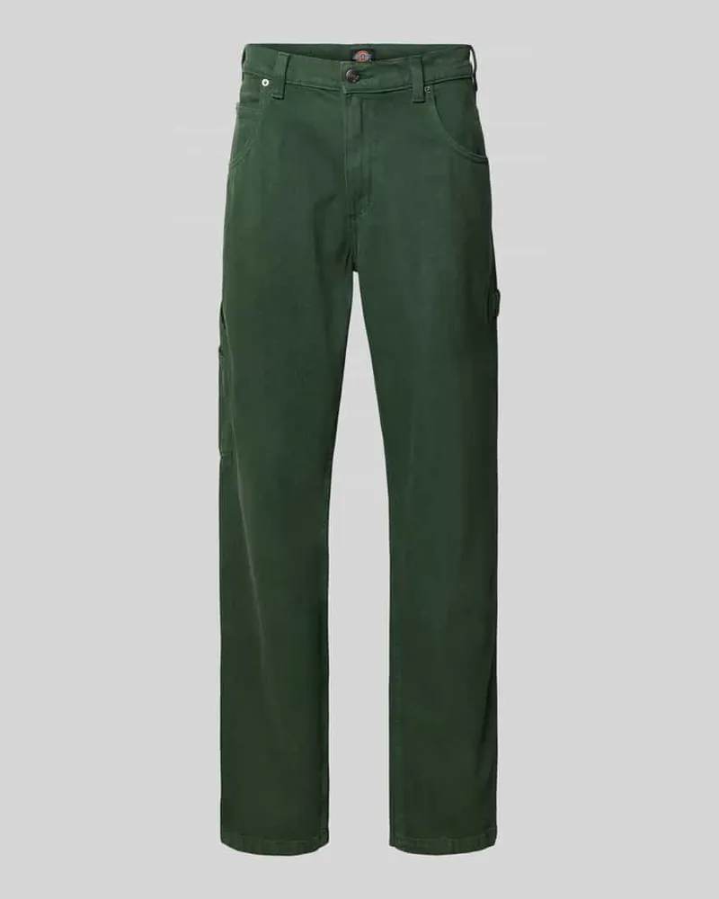 Dickies Straight Fit Jeans im 5-Pocket-Design Dunkelgruen
