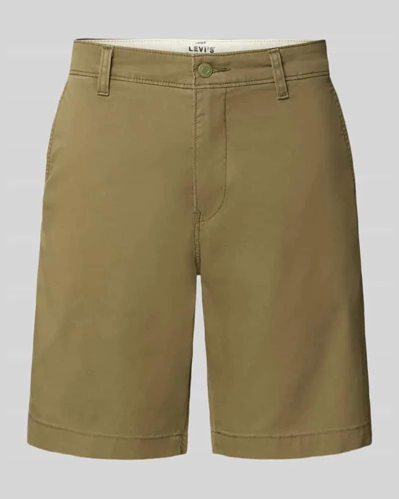 Levi's Straight Fit Chinos aus Baumwoll-Mix Oliv