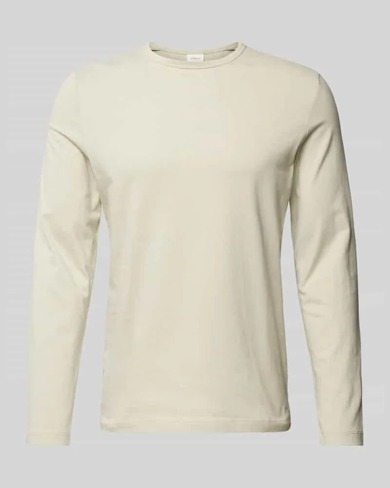 S.Oliver Longsleeve mit Label-Detail 
