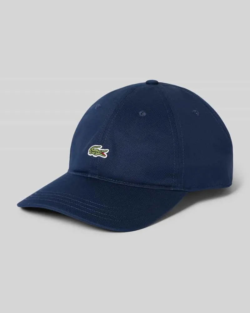 Lacoste Basecap aus reiner Baumwolle Marine