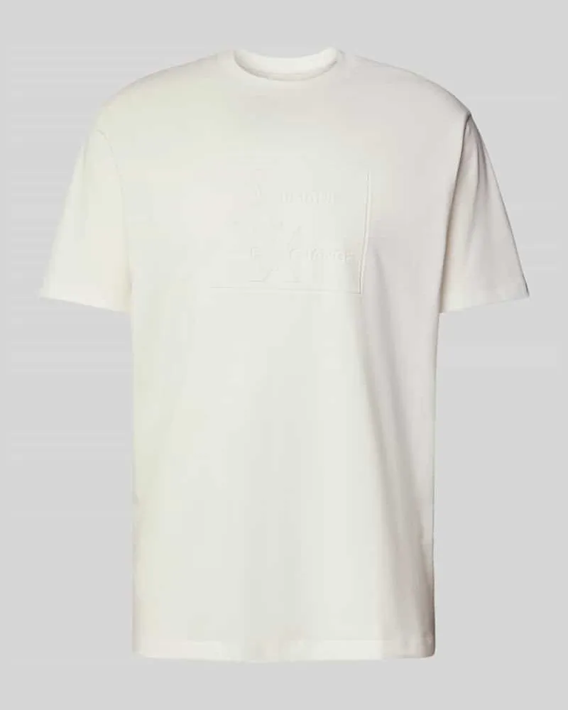 Armani Exchange T-Shirt mit geripptem Rundhalsausschnitt 