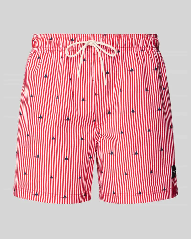 Jack & Jones Regular Fit Badeshorts mit Label-Patch Modell 'STMAUI 
