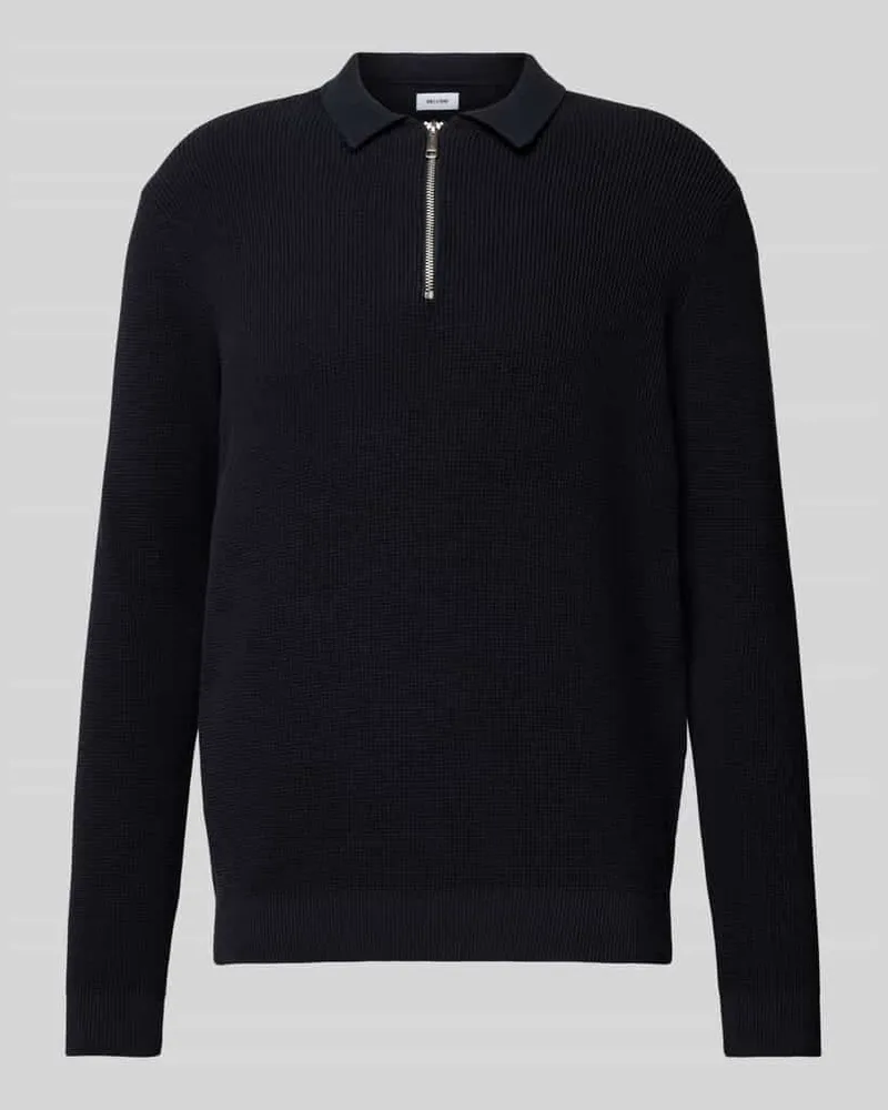 Only & Sons Strickpullover mit kurzem Reißverschluss Modell 'MATTEO 