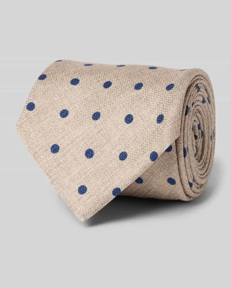 Altea Krawatte mit Label-Detail Beige