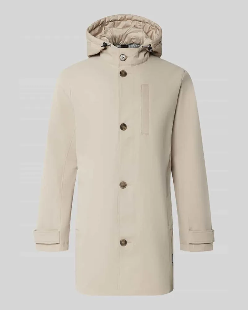 Tom Tailor Regular Fit Parka mit Kapuze Offwhite