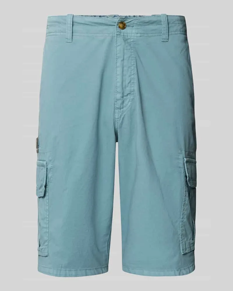Bugatti Regular Fit Cargobermudas mit Eingrifftaschen 