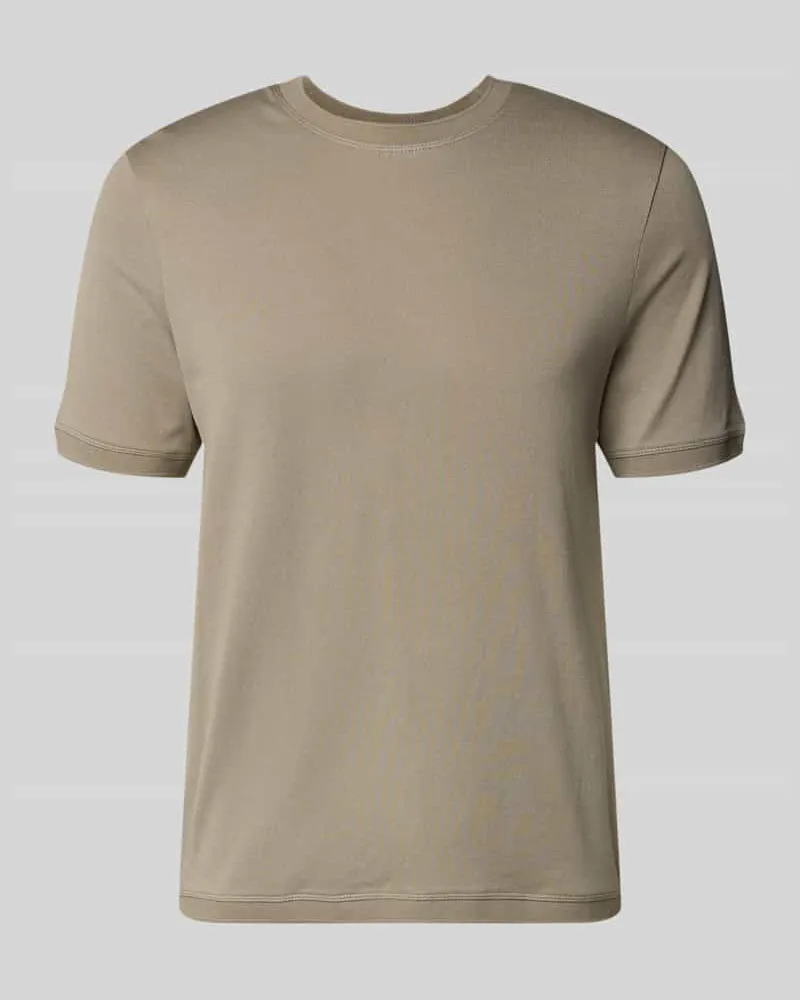 cinque Regular Fit T-Shirt mit Rundhalsausschnitt Modell 'Badi Taupe