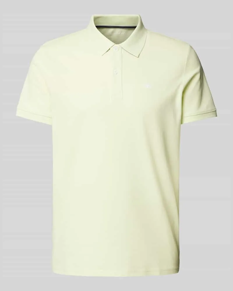 Tom Tailor Regular Fit Poloshirt aus Baumwoll-Piqué mit Logo-Stitching 