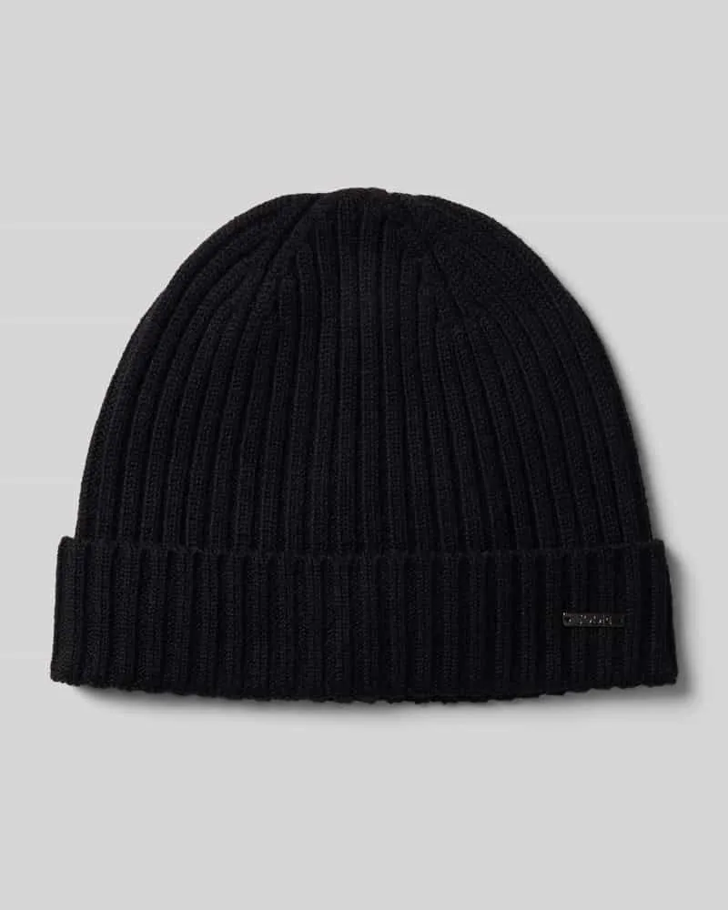 JOOP! Beanie mit Label-Detail Modell 'FRANCIS 