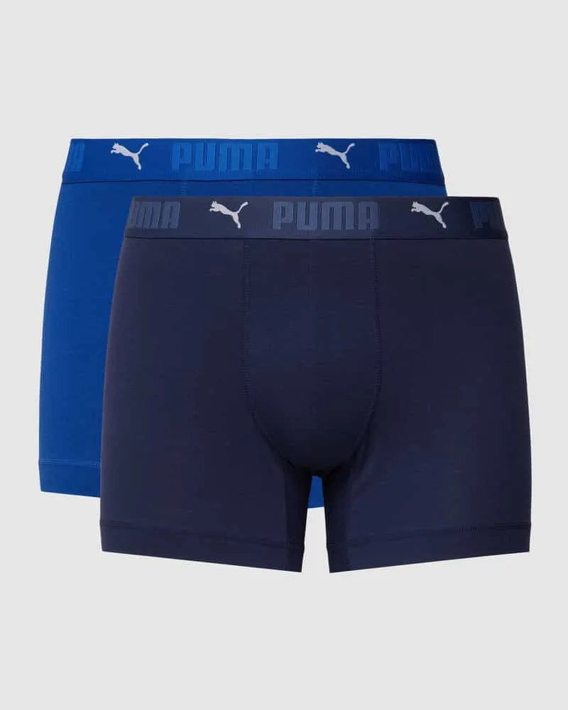 Puma Trunks mit Label-Details im 2er-Pack 