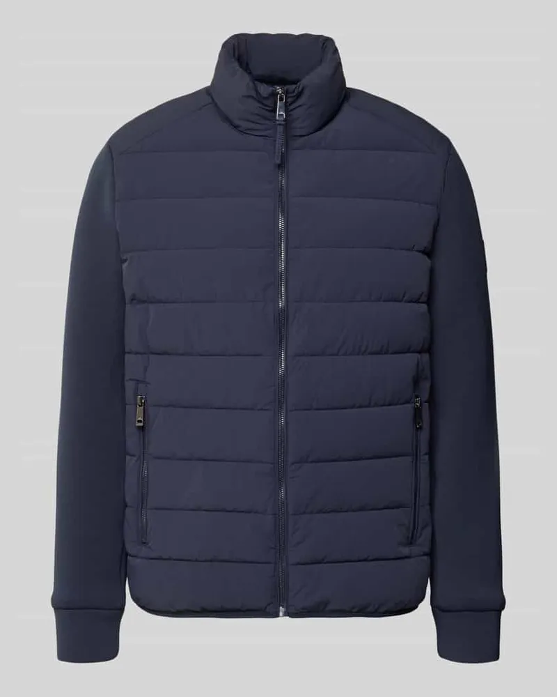 Roy Robson Regular Fit Steppjacke mit Stehkragen und Reißverschluss Marine