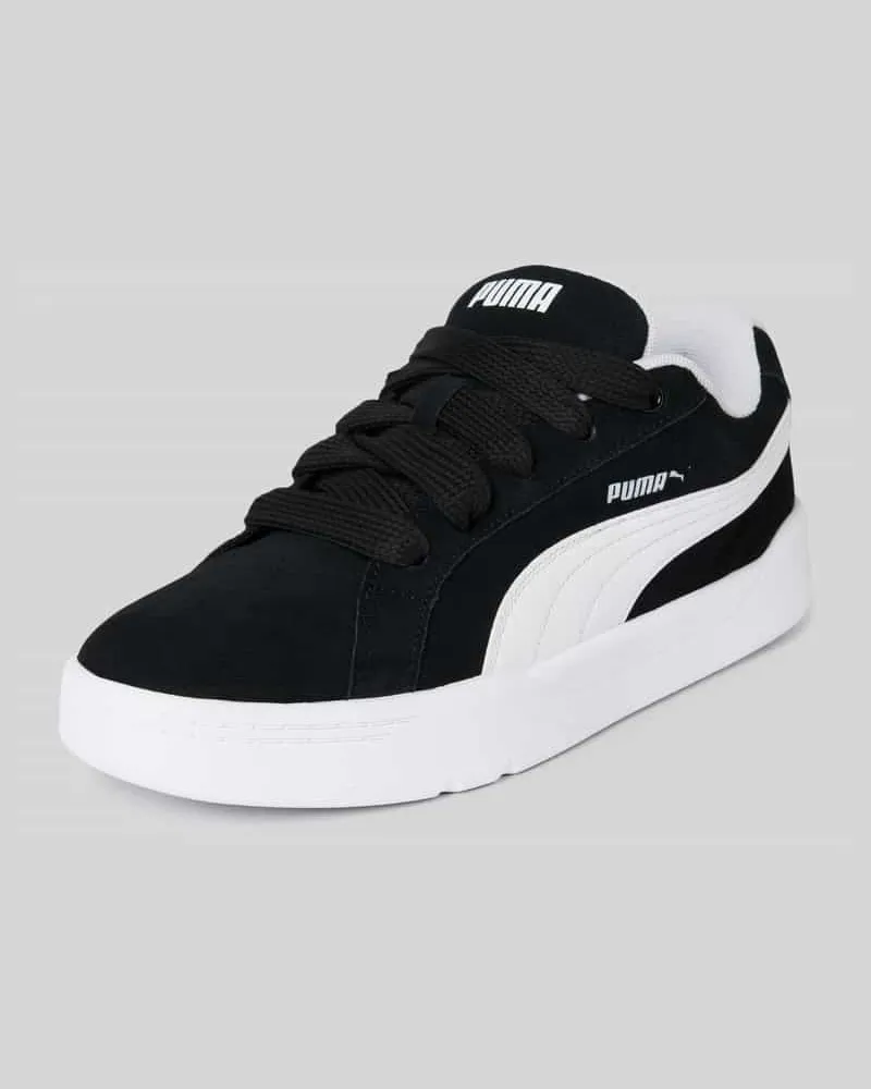 Puma Sneaker aus Leder Modell 'Park Lifestyle Easy Black