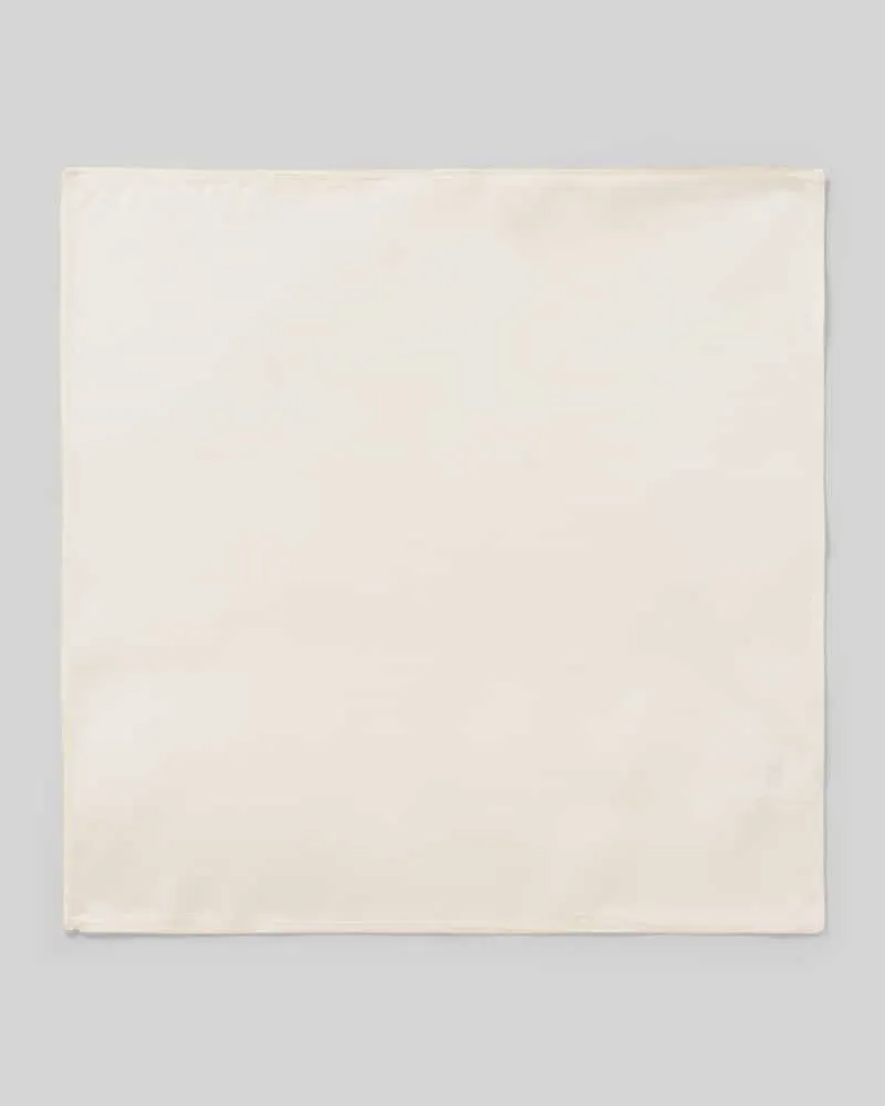 Monti Einstecktuch aus Seide Ecru