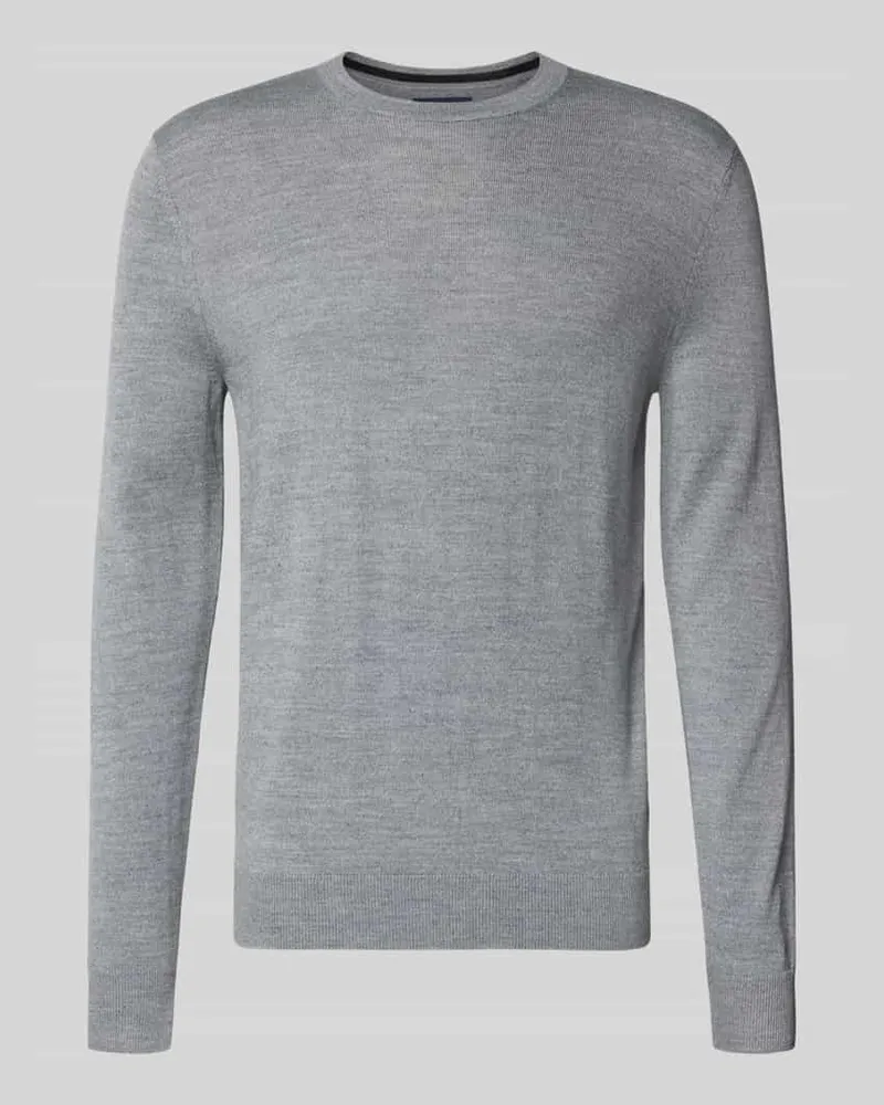 Christian Berg Regular Fit Longsleeve aus Woll-Mix 
