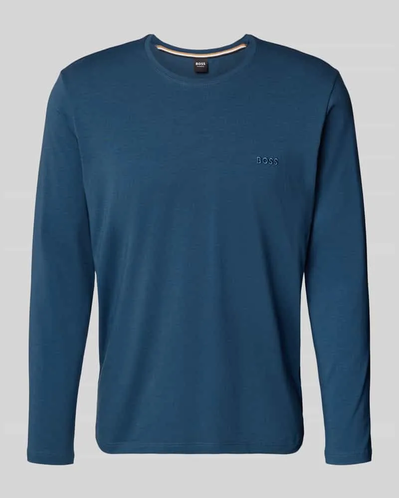 HUGO BOSS Regular Fit Langarmshirt aus Baumwoll-Mix Modell 'MIX&MATCH 