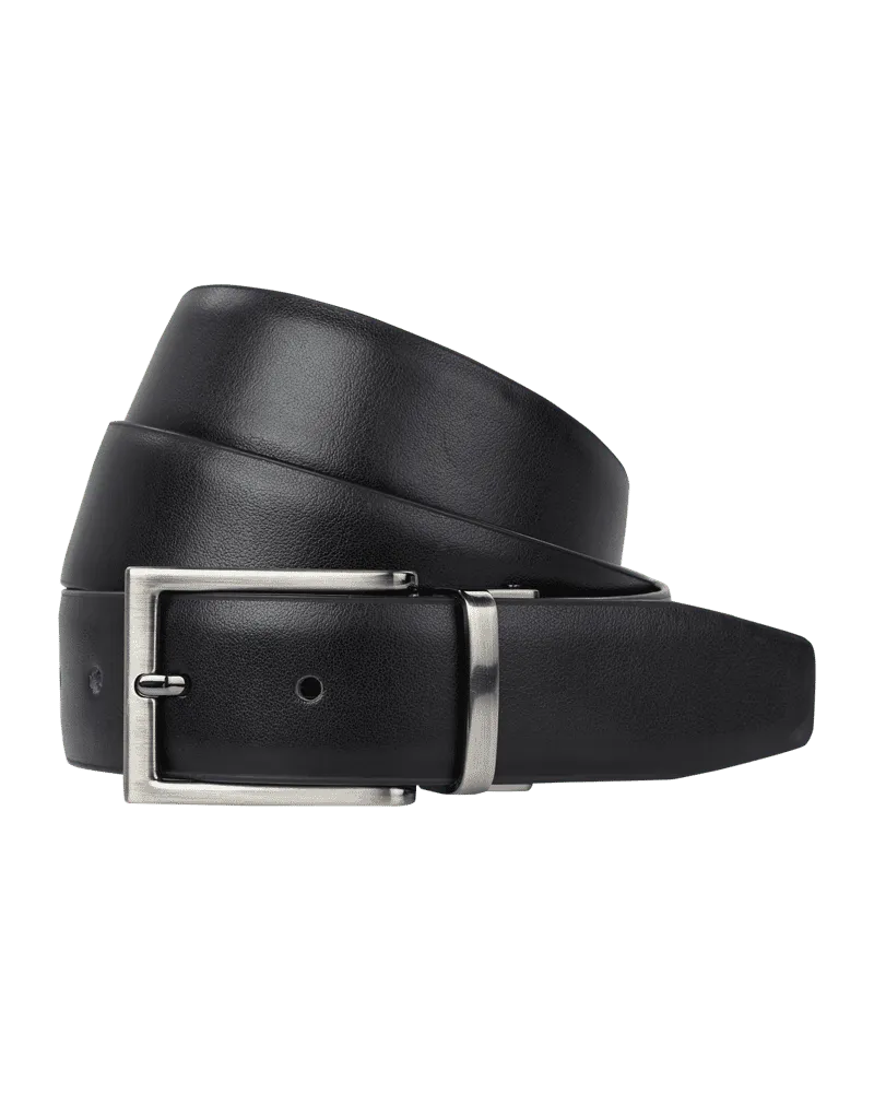 MONTEGO Wendegürtel in Leder-Optik mit drehbarer Metallschließe 