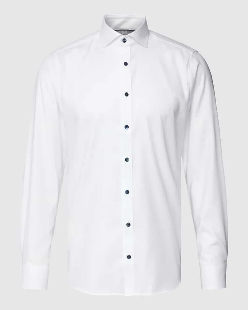 Olymp Slim Fit Businesshemd aus Baumwoll-Mix 