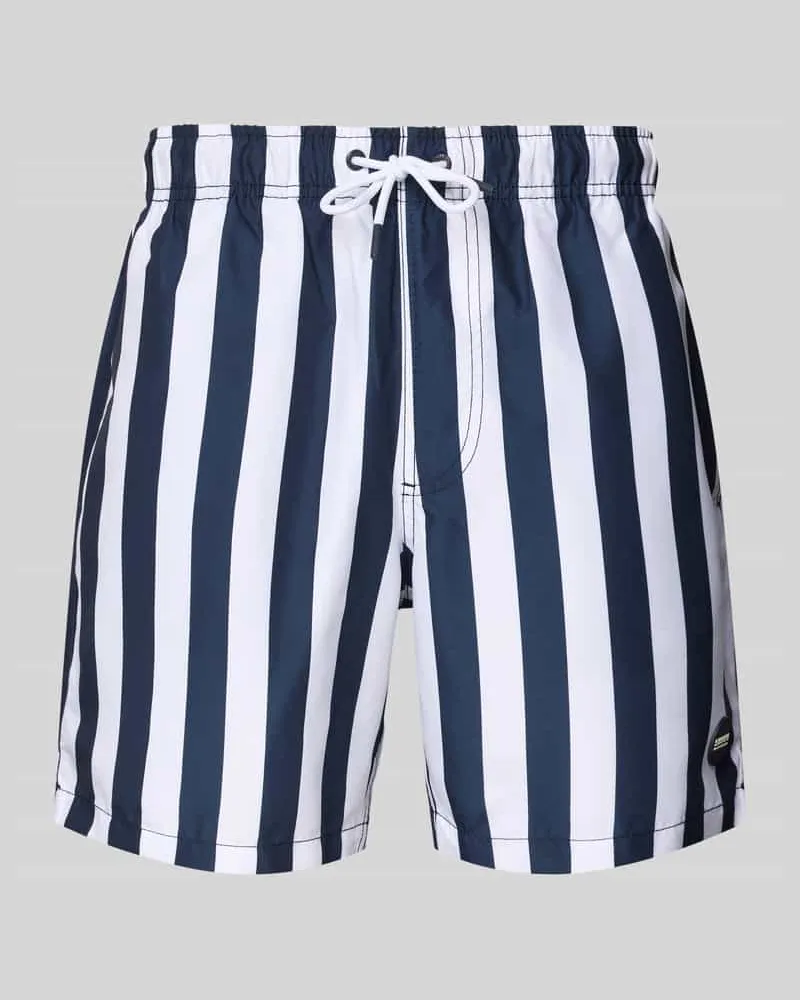 Shiwi Regular Fit Badehose mit Label-Patch 