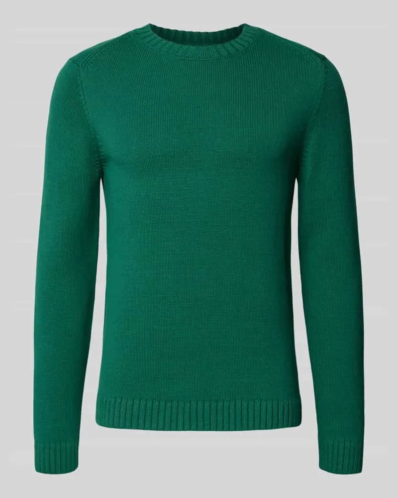 S.Oliver Pullover mit markanten Teilungsnähten Gruen