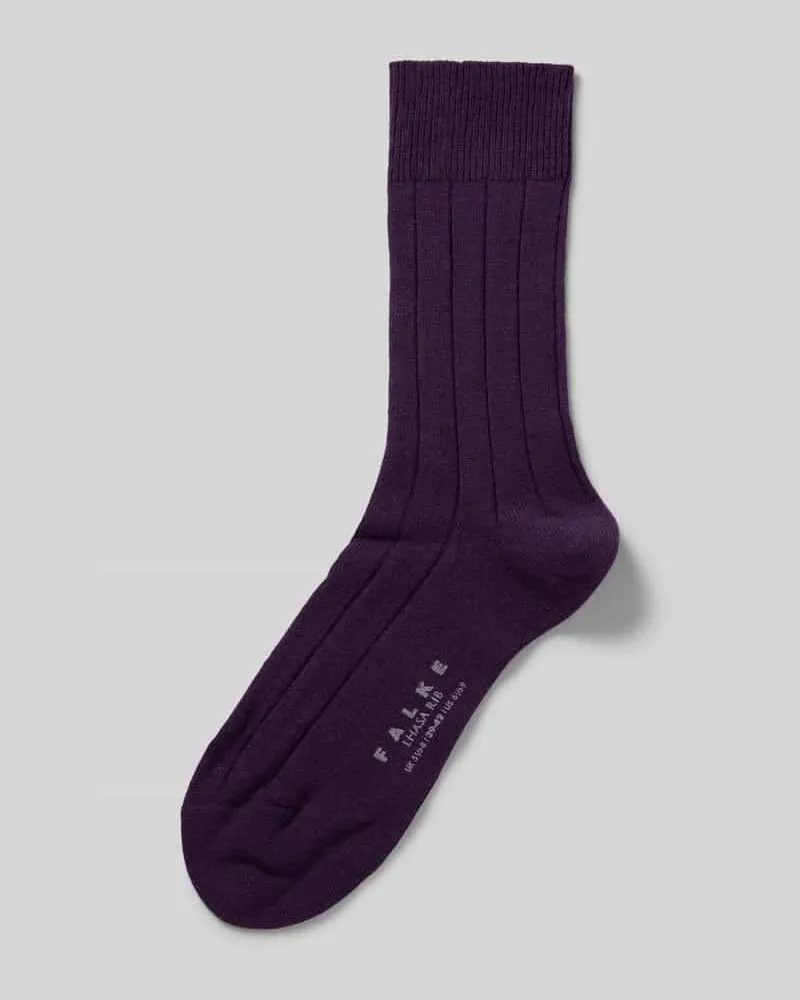 Falke Socken mit Kaschmir-Anteil Pflaume