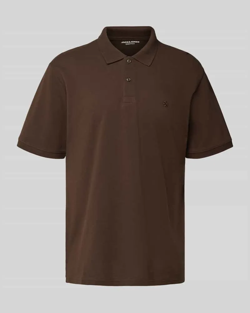 Jack & Jones Poloshirt mit kurzer Knopfleiste 