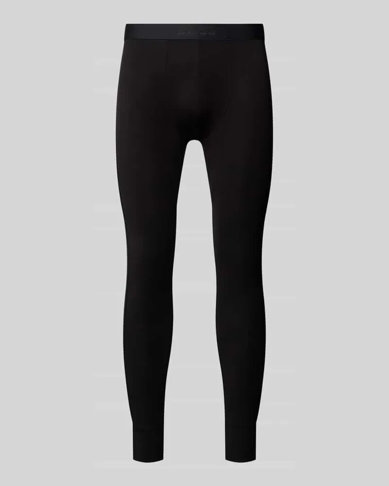 HUGO BOSS Leggings mit elastischem Logo-Bund 