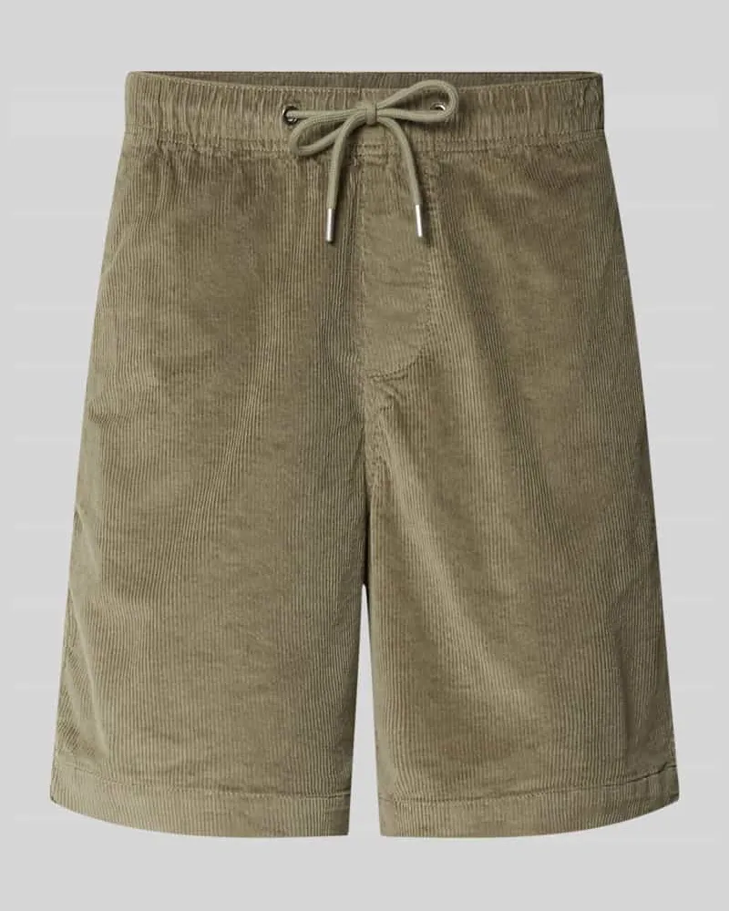 Selected Homme Regular Fit Sweatshorts aus Baumwoll-Mix Hellgruen