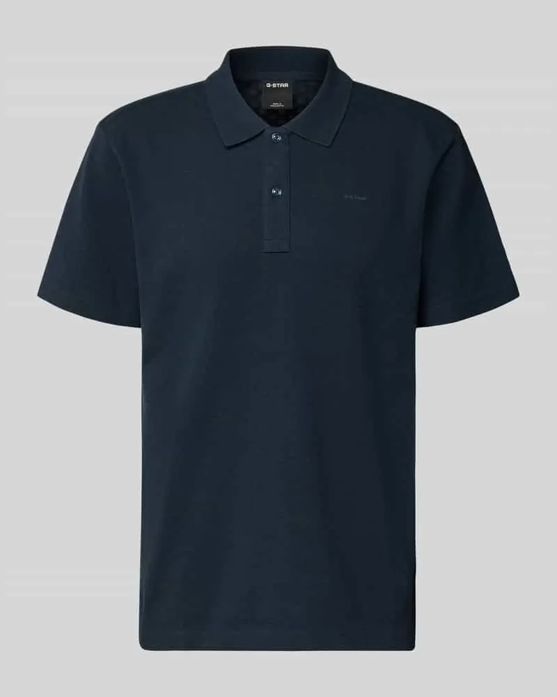 G-STAR RAW Regular Fit Poloshirt mit Logo Marine