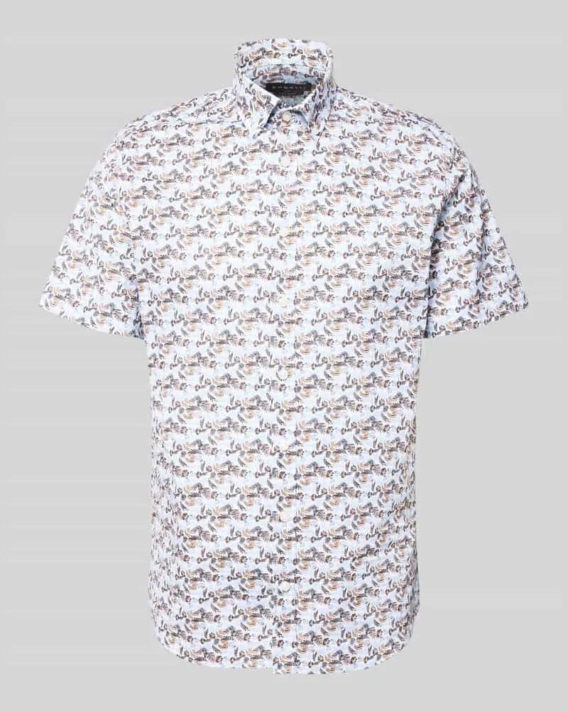 Olymp Regular Fit Freizeithemd mit Kentkragen Weiss