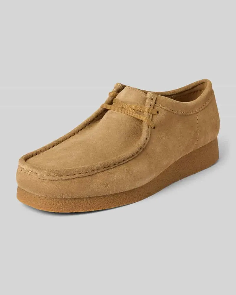 Clarks Mokassins aus Leder mit Gummisohle Modell 'Wallabee Evo Sand