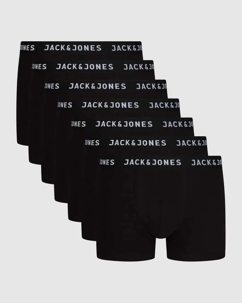 Jack & Jones Trunks mit Stretch-Anteil im 7er-Pack Black