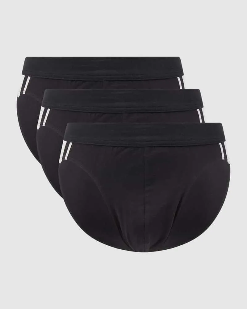Schiesser Slip mit Stretch-Anteil im 3er-Pack 