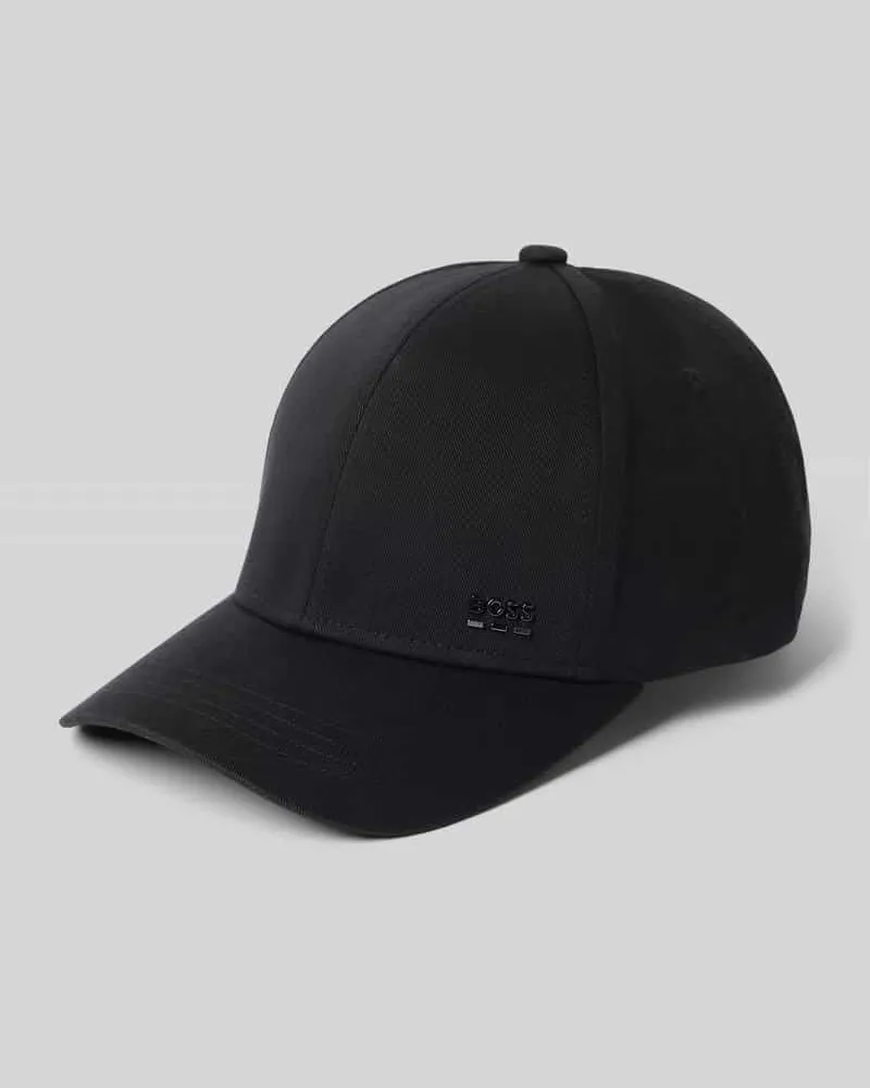 HUGO BOSS Basecap aus reiner Baumwolle Modell 'ZED--ME Black