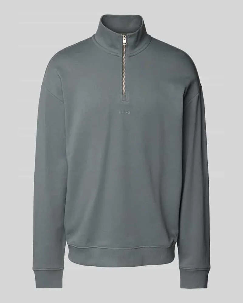 HUGO BOSS Sweatshirt mit Label-Print Modell 'Durty Stein