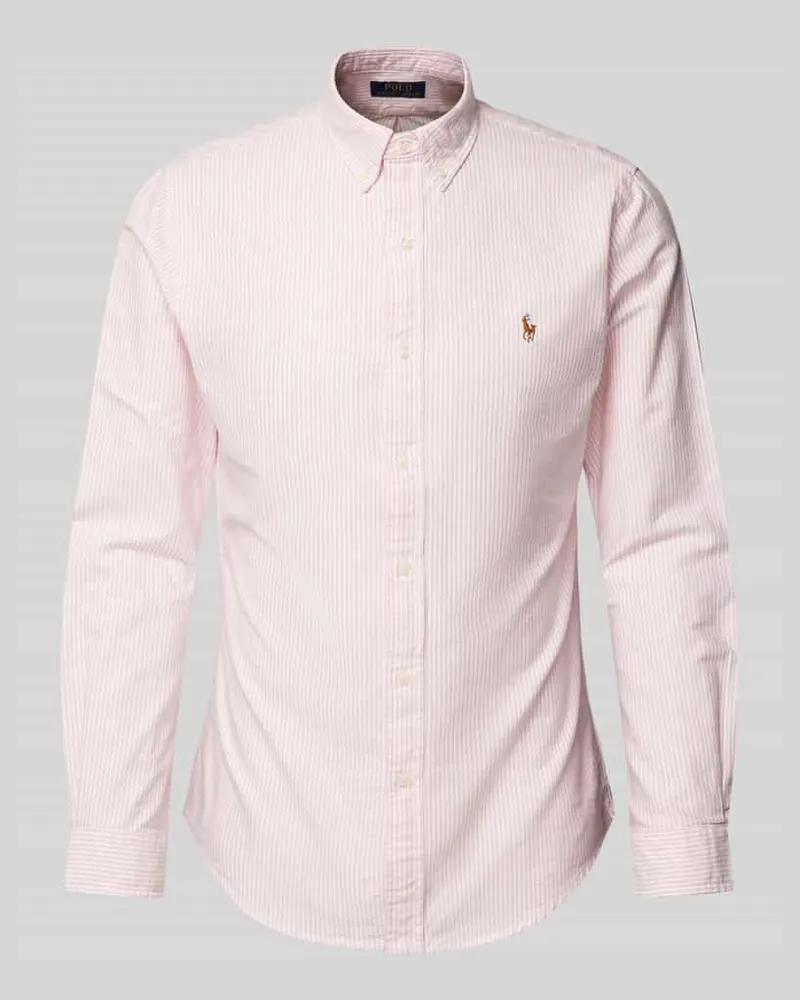 Ralph Lauren Slim Fit Freizeithemd mit Logo-Stitching Rose