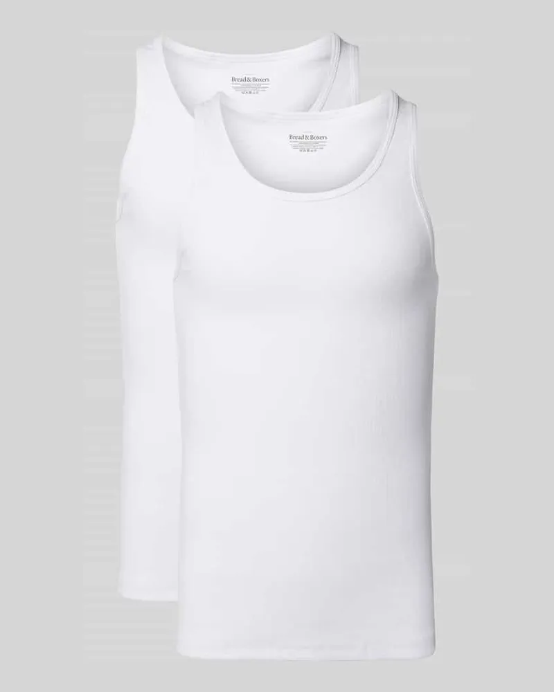Bread & Boxers Tanktop mit gerippten Abschlüssen 