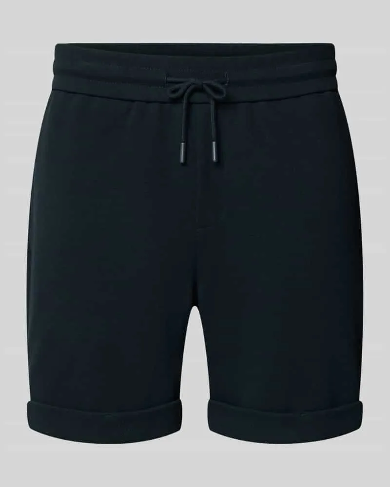 Only & Sons Regular Fit Shorts mit Viskose-Anteil Modell 'NEWKODYL Dunkelblau