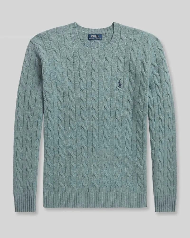 Ralph Lauren Regular Fit Pullover aus Woll-Kaschmir-Mix Tuerkis