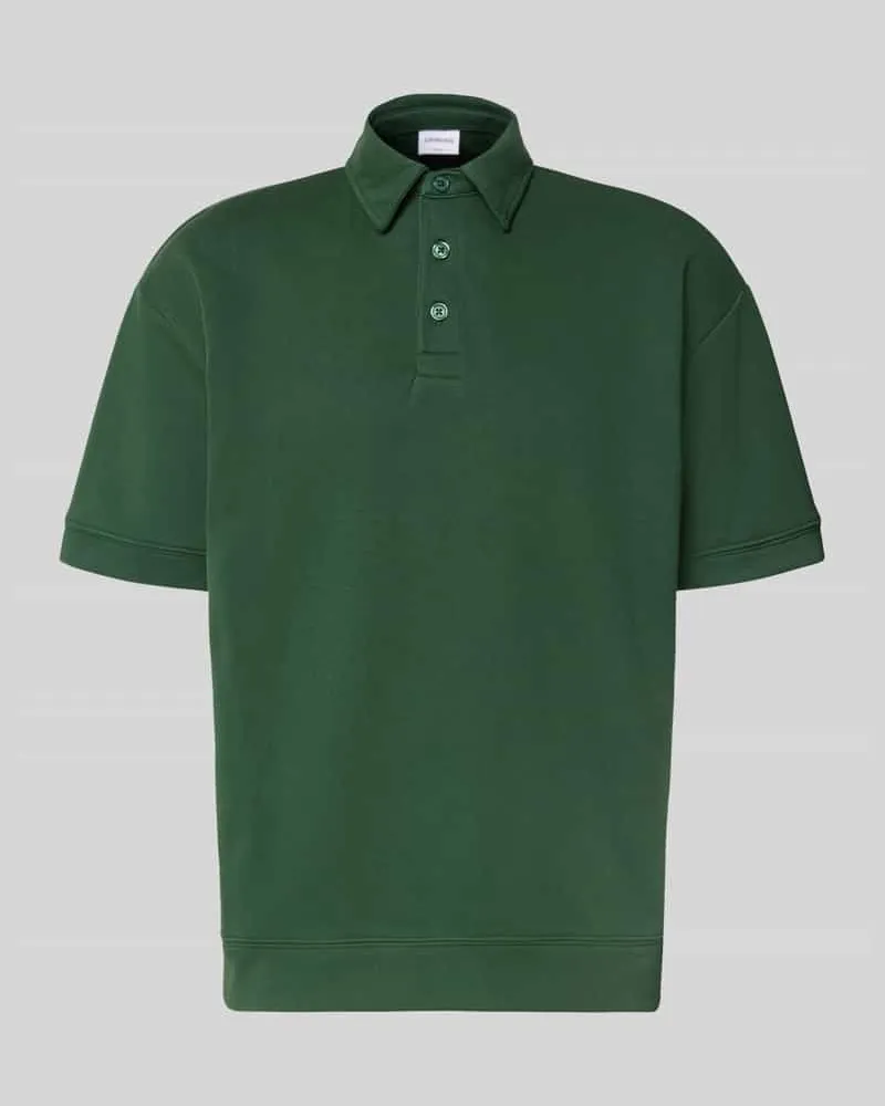 Lindbergh Oversized Poloshirt mit Polokragen und Label-Detail 
