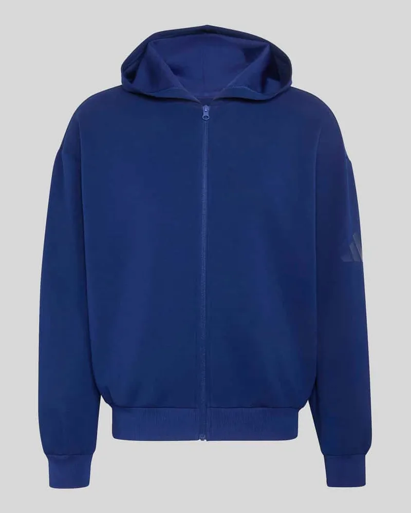 adidas Regular Fit Sweatjacke mit Modal-Anteil Marine
