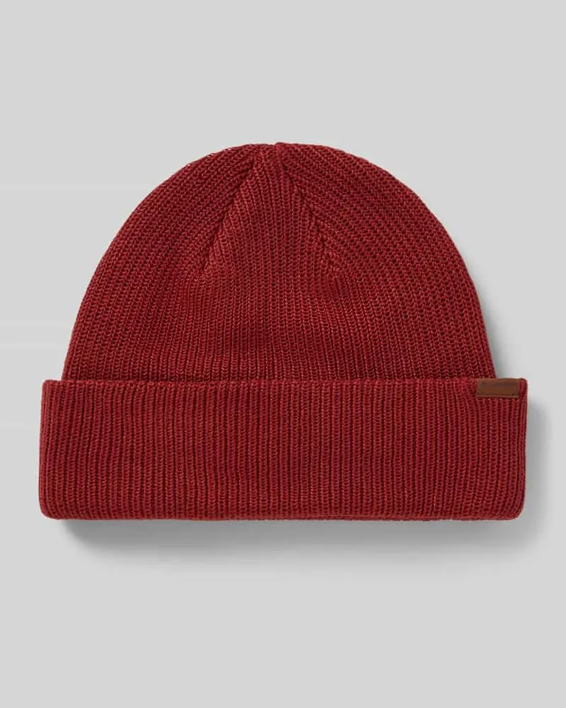 Columbia Sportswear Company Strickmütze mit Label-Detail Modell 'PORTSIDE FISHERMAN Bordeaux