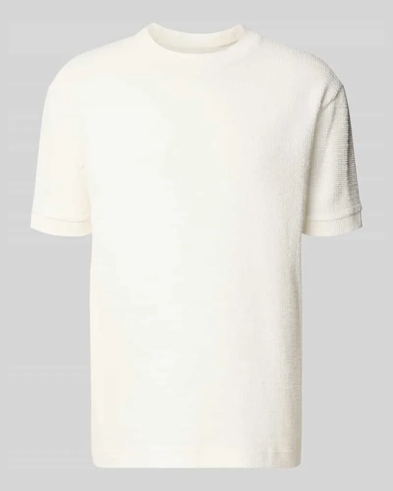 Marc O'Polo Relaxed Fit T-Shirt aus Baumwoll-Mix Offwhite