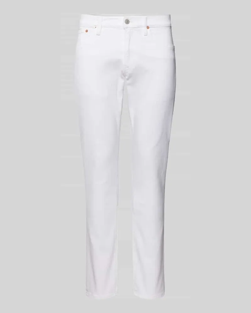 Ralph Lauren Slim Fit Jeans im 5-Pocket-Design Modell 'SULLIVAN Weiss