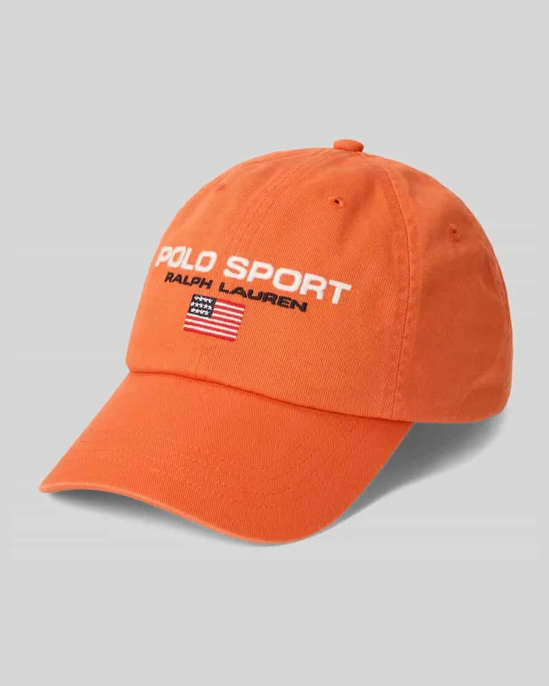 Ralph Lauren Cap aus reiner Baumwolle Orange