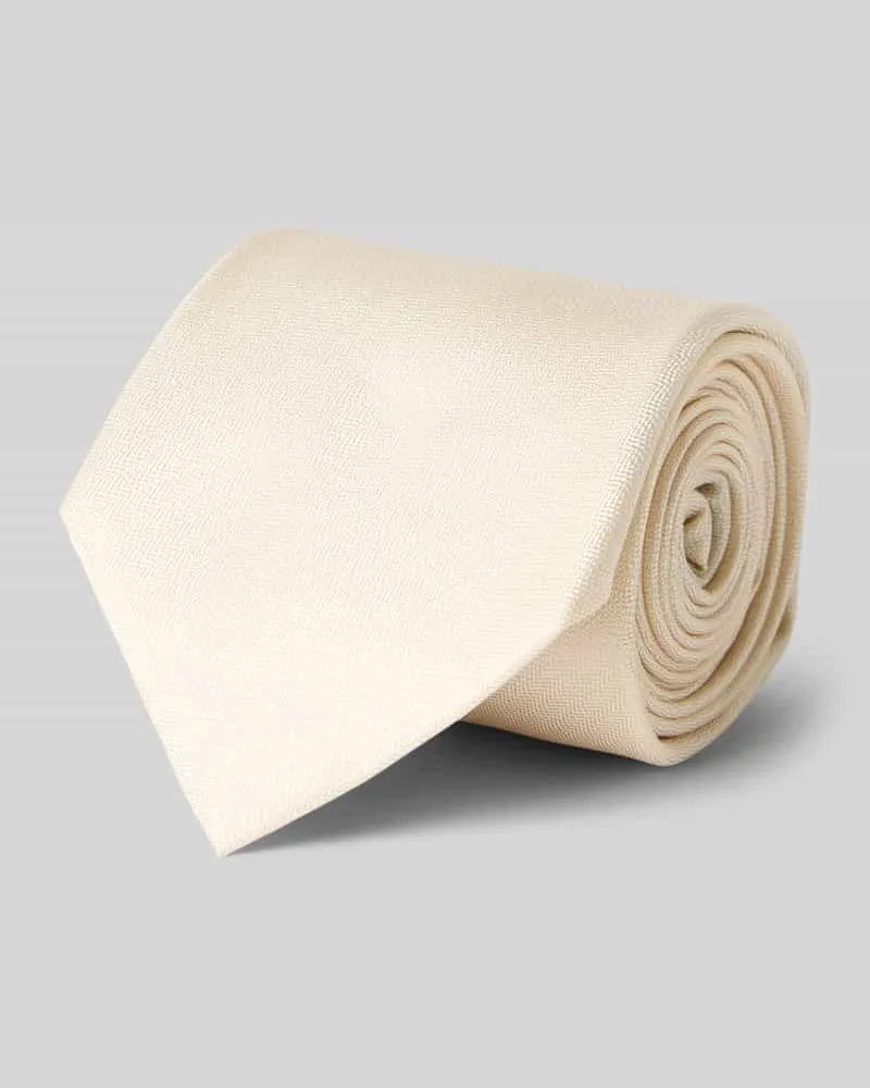 JOOP! Krawatte aus Seide (8 cm Ecru
